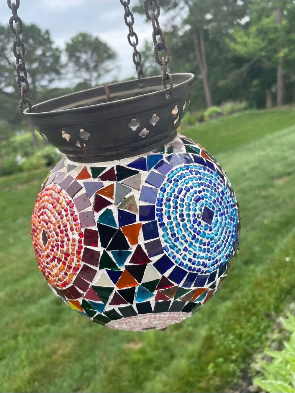 Turkish Moroccan Mosaic large lantern